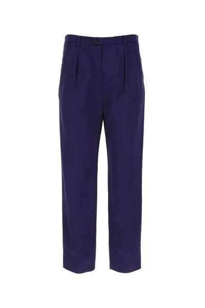 Saint Laurent Pantalone In Blue