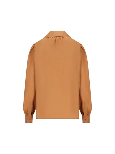 Saint Laurent Shirts In Brown