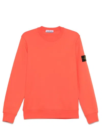 Stone Island Sweater  Men Color Red In Orange