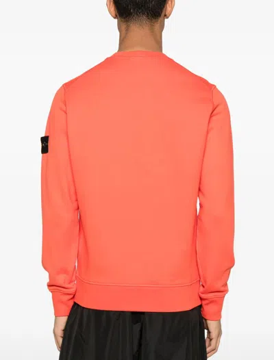 Stone Island Sweater  Men Color Red In Orange