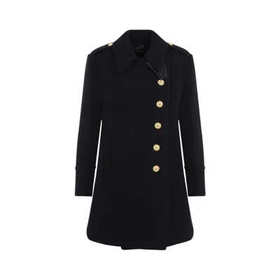 Tom Ford Button-detailed High Neck Jacket In Black