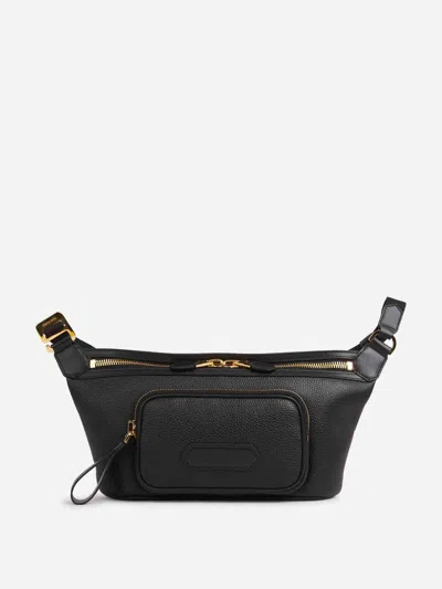 Tom Ford Leather Belt Bag With Buckle
