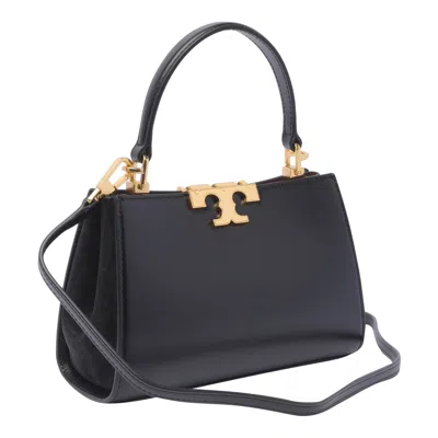 Tory Burch Eleanor Mini Leather Tote Bag In Black