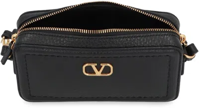 Valentino Adjustable Strap Leather Shoulder Bag