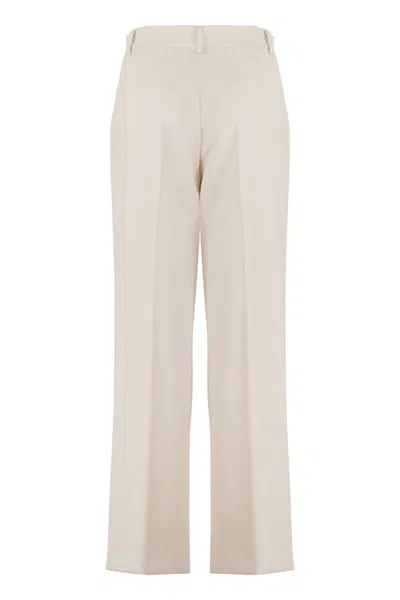 Weekend Max Mara Angola Virgin Wool Wide-leg Trousers
