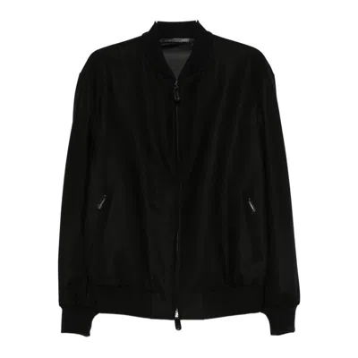 Giorgio Armani Black Jackets In Black