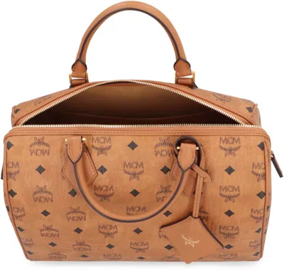 Mcm Brown Ella Boston Medium Duffle Bag In Brown