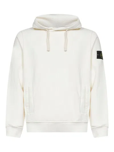 Stone Island Brushed Organic Cotton Fleece Hoodie Clothing