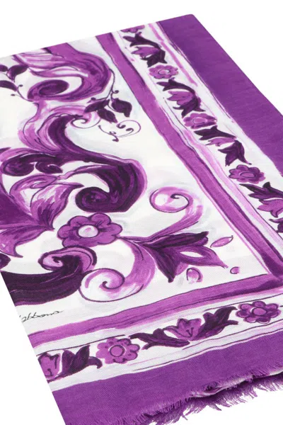 Dolce & Gabbana Modal And Silk Blend Scarf