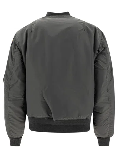 Buzz Rickson's Classic Bomber Jacket In Gray