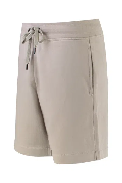 Canada Goose Drawstring Waist Cotton Bermuda Shorts In Neutral