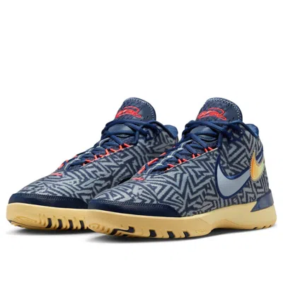 Nike Lebron Nxxt Genisus Ep 'midnight Navy Soft Yellow' In Multi