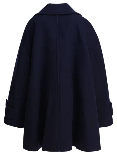 Chloé Women Double-breasted Wool-blend Coat