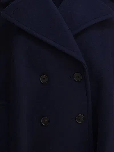 Chloé Women Double-breasted Wool-blend Coat