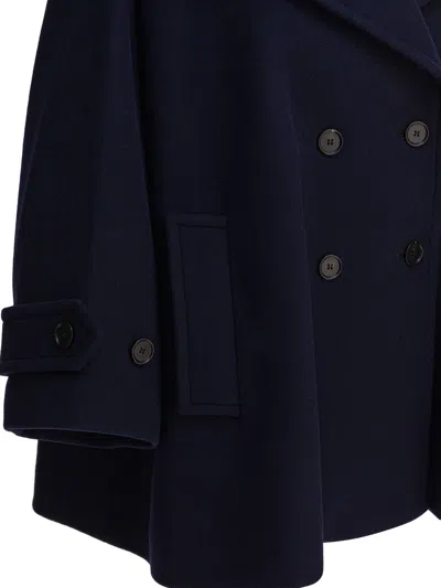 Chloé Women Double-breasted Wool-blend Coat
