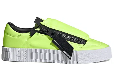 Adidas Originals (wmns) Adidas Sambarose Zip 'hi-res Yellow' In Green