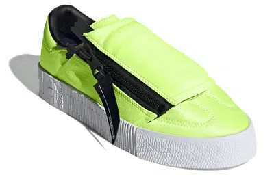 Adidas Originals (wmns) Adidas Sambarose Zip 'hi-res Yellow' In Green