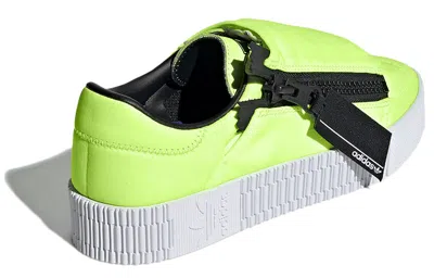Adidas Originals (wmns) Adidas Sambarose Zip 'hi-res Yellow' In Green