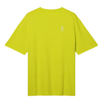 On Running Club T-shirt 'yellow' In Green