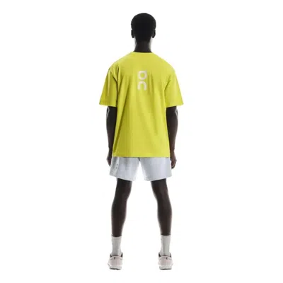 On Running Club T-shirt 'yellow' In Green
