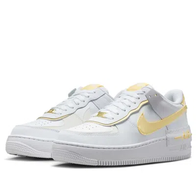 Nike Air Force 1 Low '07 "white/light Citron" Sneakers In White
