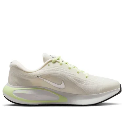 Nike (wmns)  Journey Run 'sail Metallic Silver Barely Volt' In Neutral
