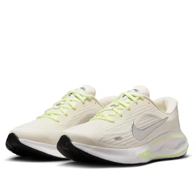 Nike (wmns)  Journey Run 'sail Metallic Silver Barely Volt' In Neutral