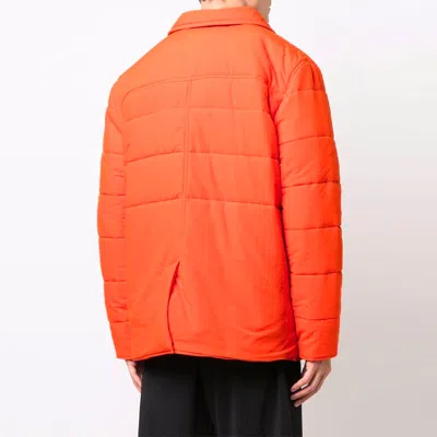 A-cold-wall* Hidden Closure Puffer Jacket In Orange