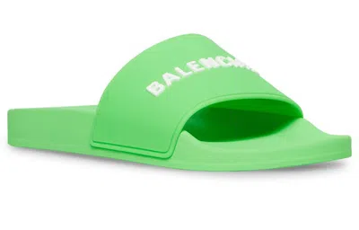 Balenciaga Pool Slides 'fluo Green'