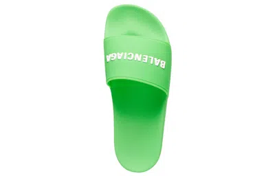 Balenciaga Pool Slides 'fluo Green'