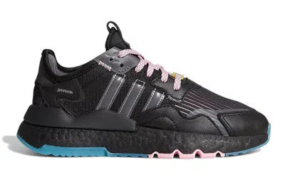 Adidas Originals (gs) Adidas Ninja X Nite Jogger J 'black Blue Glow'