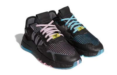 Adidas Originals (gs) Adidas Ninja X Nite Jogger J 'black Blue Glow'