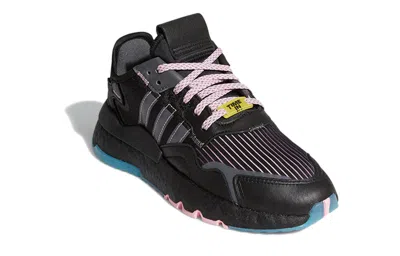 Adidas Originals (gs) Adidas Ninja X Nite Jogger J 'black Blue Glow'