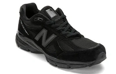 New Balance Men's 990v6 Made In Usa Trainer Shoes In Triple Black In Black