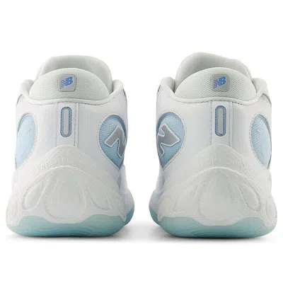 New Balance Unisex Fresh Foam Bb V3 In Weiss/blau, Synthetik, Grösse 44.5