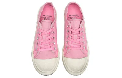 Balenciaga (wmns)  Paris Low Top Sneakers 'washed Pink Cotton And White Rubber'