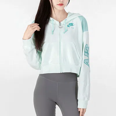 Nike (wmns)  Casual Sports Short Knit Hooded Jacket Green