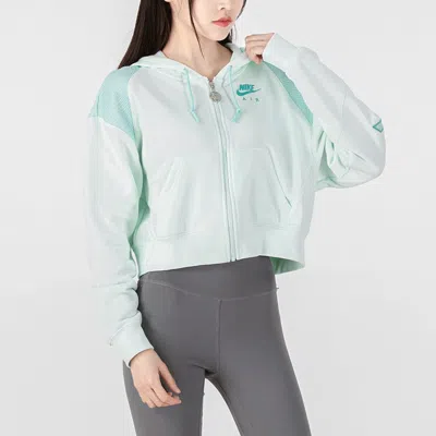 Nike (wmns)  Casual Sports Short Knit Hooded Jacket Green