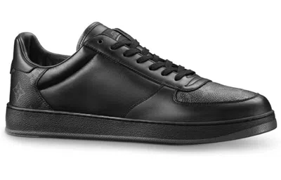 Pre-owned Louis Vuitton Rivoli Sneakers 'black With Logo Monogram' In Multi