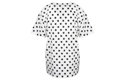 Gucci (wmns)  With Round Neck And Wave Dot Letters For White