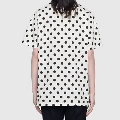 Gucci (wmns)  With Round Neck And Wave Dot Letters For White