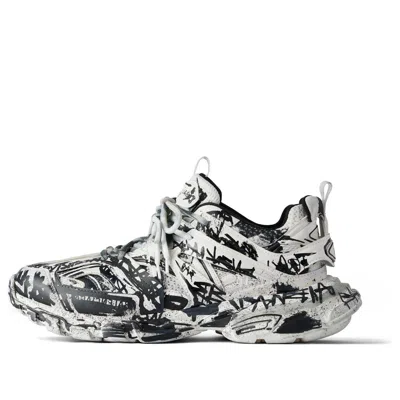 Balenciaga Track Graffiti 'white Black'