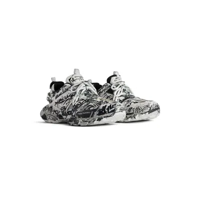 Balenciaga Track Graffiti 'white Black'