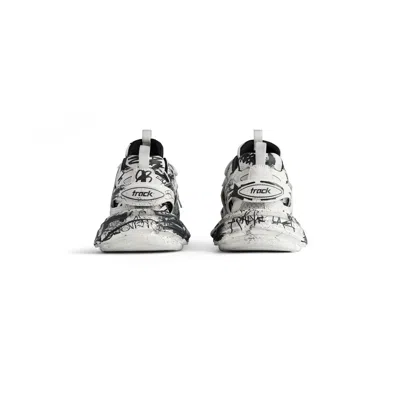 Balenciaga Track Graffiti 'white Black'