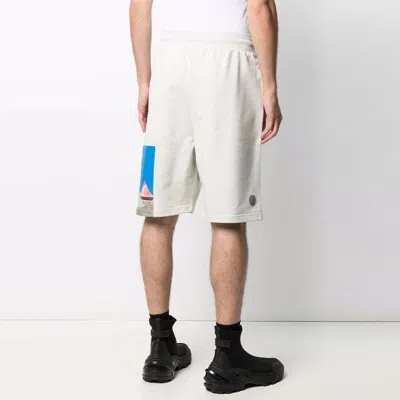 A-cold-wall* Hemisphere Print Shorts 'chalk Grey' In Gray