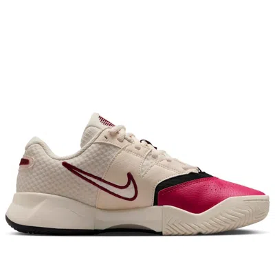 Nike (wmns)  Court Lite 4 'pale Ivory Sail Black Team Red' In Neutral