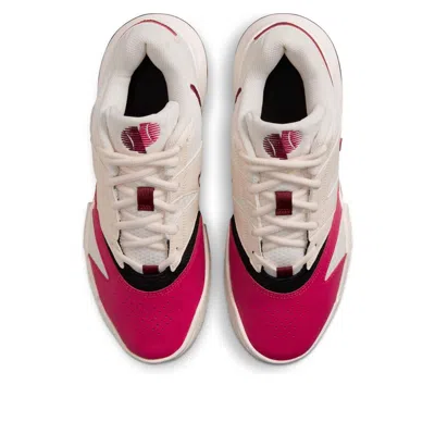 Nike (wmns)  Court Lite 4 'pale Ivory Sail Black Team Red' In Neutral