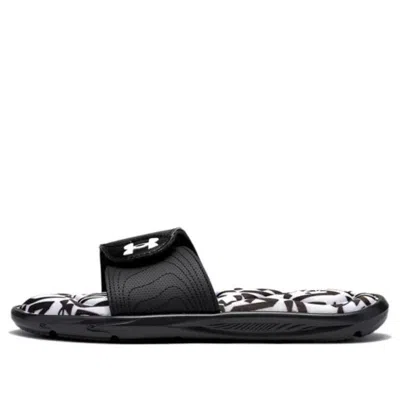 Under Armour (wmns)  Ignite 6 Graphic Footbed Slide 'halo Grey Black'
