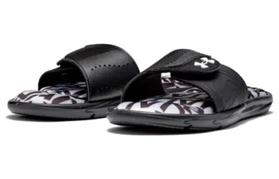 Under Armour (wmns)  Ignite 6 Graphic Footbed Slide 'halo Grey Black'