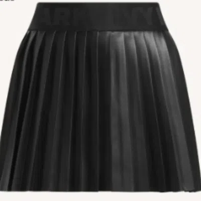 Adidas Originals (wmns)  X Ivy Park Leather Pleated Mini Skirt 'black'